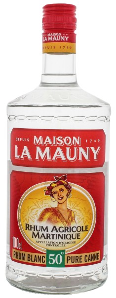 La Mauny Rhum Agricole Blanc 1,0L 50%