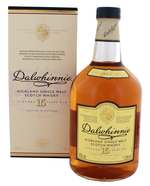 Dalwhinnie Single Malt Whisky 15 Years Old, 1 L, 43%