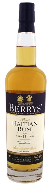 Berry's Own Finest Haiti Rum 9 Jahre 0,7L 46%