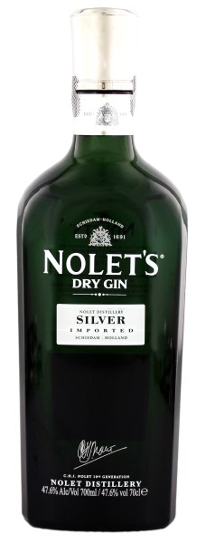 Nolets Dry Gin Silver, 0,7 L, 47,6%