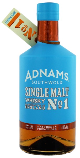 Adnams Single Malt Whisky No. 1 Non Chill Filtered 0,7L 43%