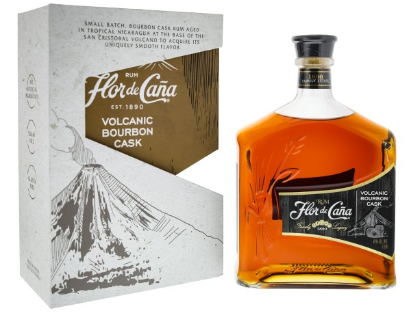 Flor de Cana Rum Volcanic Bourbon Cask 1,0L 40%
