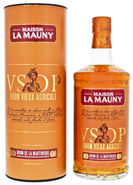 La Mauny Rhum Agricole Vieux VSOP, 0,7L 40%