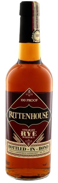 Rittenhouse Straight Rye Whiskey 100 Proof, 0,7 L, 50%