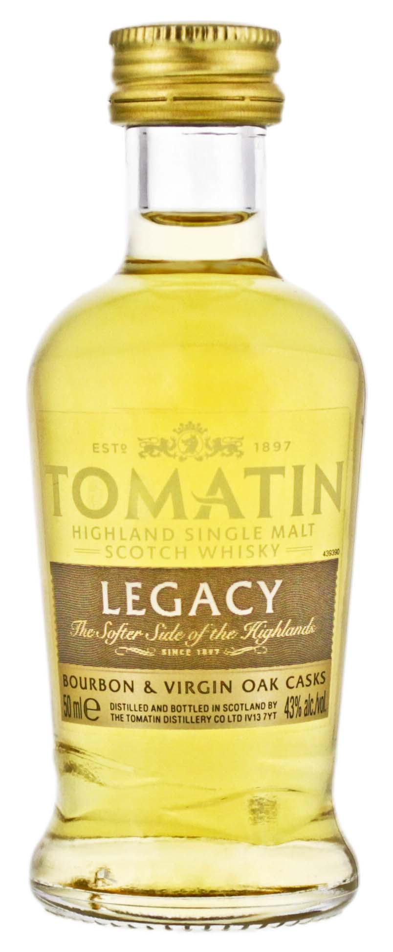 kaufen ! Drinkology Miniatur Malt Legacy Single Shop jetzt im Online Whisky Tomatin