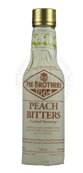 Fee Brothers Peach Bitters 0,15 L 1,7%