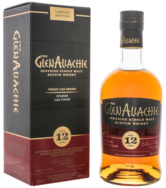 GlenAllachie SIngle Malt Whisky 12 Jahre Spanish Virgin Oak 0,7L 48%
