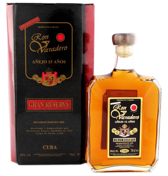 Varadero Rum Anejo Gran Reserva 15 Years Old, 0,7 L, 38%