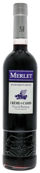 Merlet Creme de Cassis Liqueur 700ml, 0,7 L, 20%
