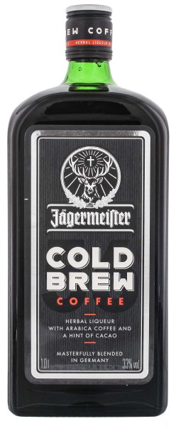 Jägermeister Cold Brew Coffee Liqueur 1,0L 33%