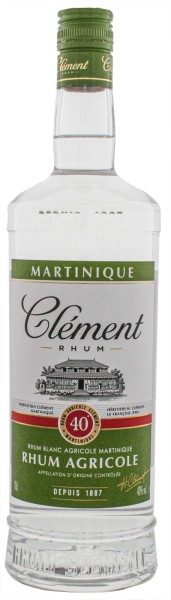 Clement Rhum Shop kaufen! Online Spirituosen Agricole Blanc Rum 