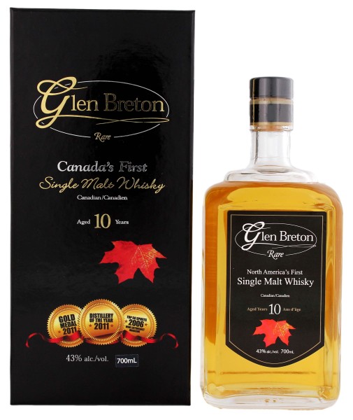 Glen Breton 10YO Rare Malt Whisky 0,7 L 43%