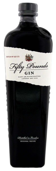 Fifty Pounds London Dry Gin, 0,7 L, 43,5 %
