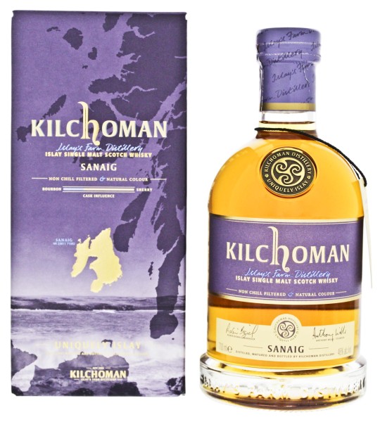 Kilchoman Sanaig Single Malt Whisky Non Chill Filtered 0,7L 46%