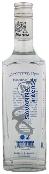 Savanna Rhum Blanc Traditionnel Intense 0,7L 40%
