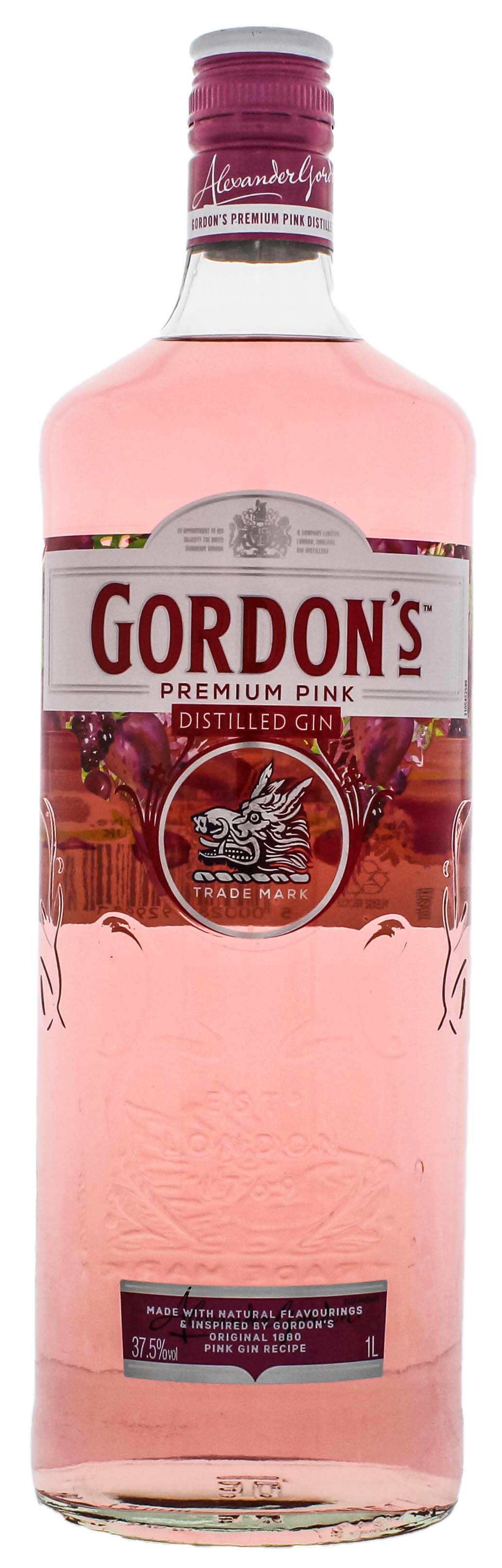 Gordons Gin Premium Pink 1,0L jetzt kaufen im Drinkology Online Shop!