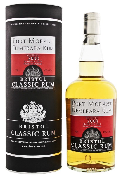 Bristol Rum Port Morant Guyana 2008/2018 0,7L 44%