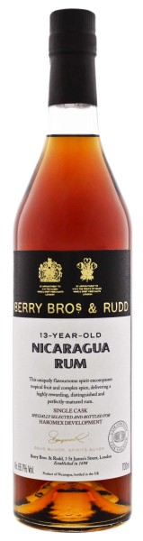 Berry Bros & Rudd Nicaraguan Single Cask Rum 13 Jahre 0,7L 66,7%
