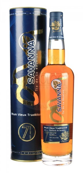 Savanna Rhum Vieux Traditionnel 7 Years Old, 0,7 L, 43%