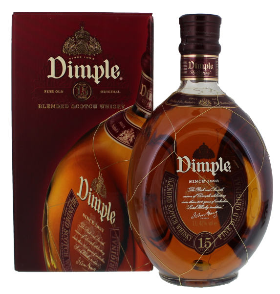 Dimple Blended Scotch Whisky 15 Jahre, 1,0 L, 43%