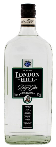 London Hill Dry Gin, 1 L, 43%