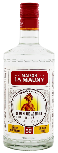 La Mauny Rhum Agricole Blanc 0,7L 50%