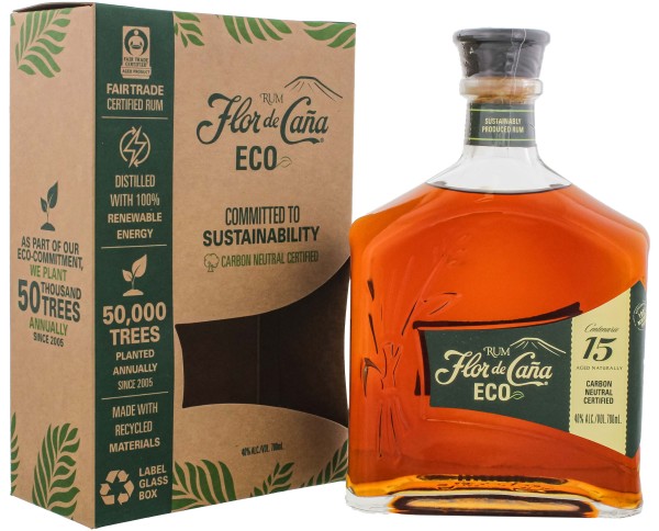 Flor de Cana kaufen 15 Drinkology 0,7L Online Rum ECO Shop! 40% jetzt Centenario im