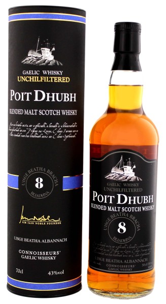 Poit Dhubh Malt Whisky 8 Years Old