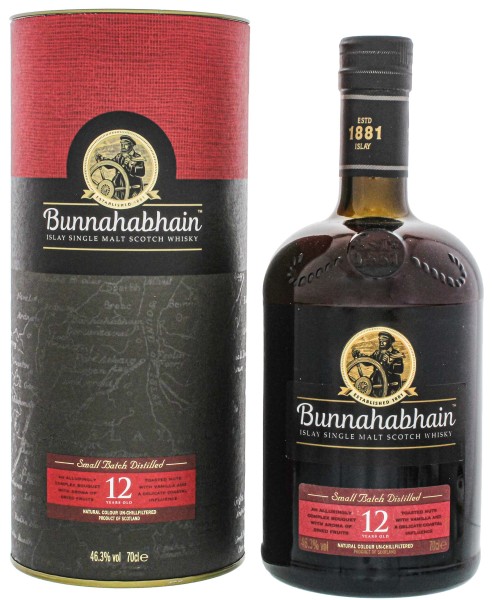 Bunnahabhain Islay Single Malt Whisky 12 Jahre, 0,7 L, 46,3%