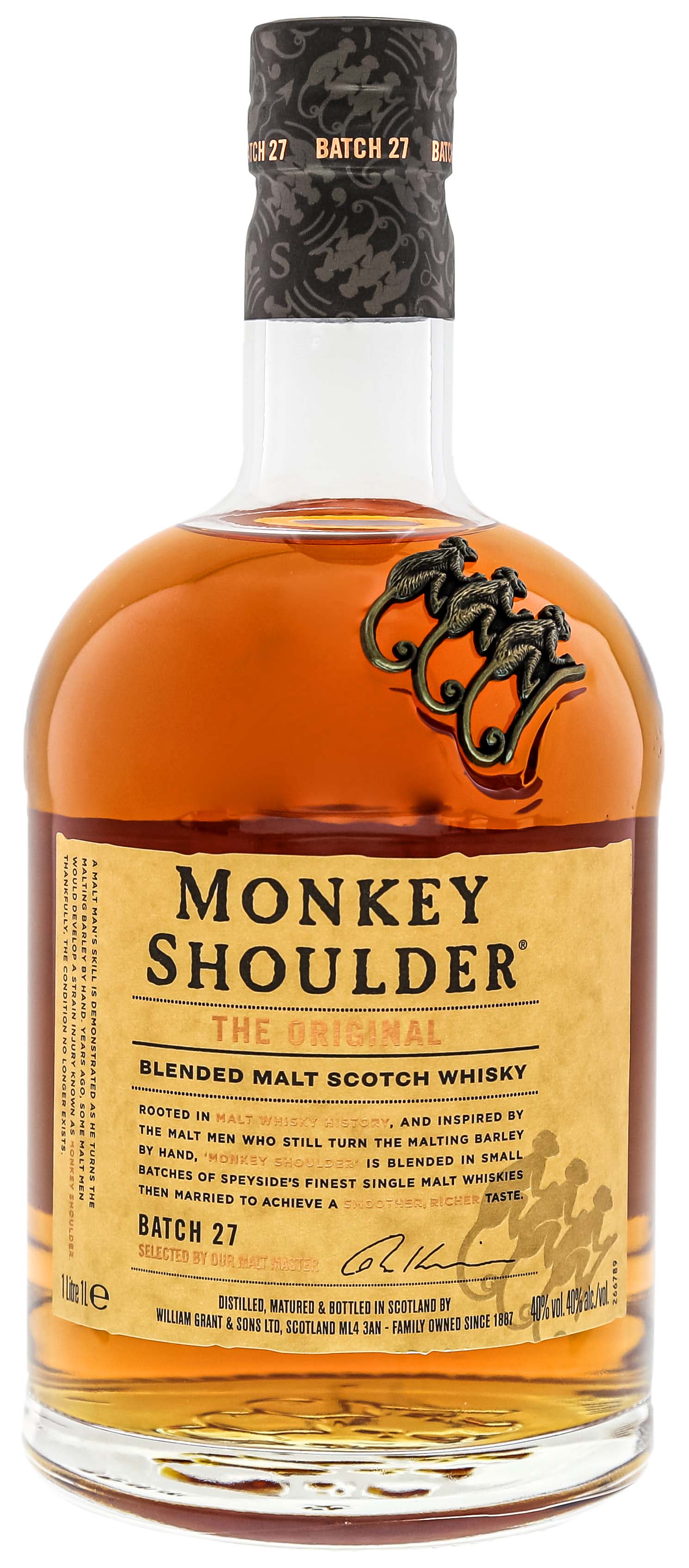 Monkey Shoulder Blended Malt Whisky 1,0L jetzt kaufen! Whisky Online Shop