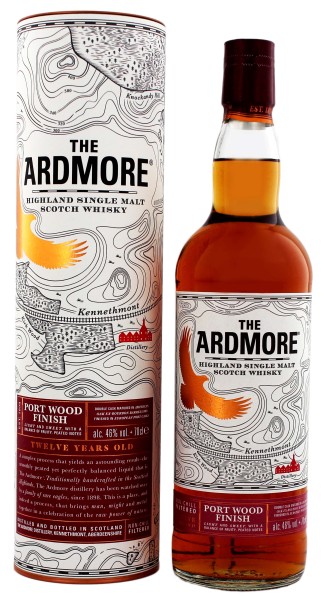 Ardmore Single Malt Whisky Portwood Finish 12 Jahre 0,7L 46%
