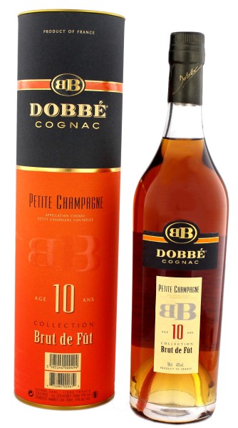 Dobbe Cognac Petit Champagne 10 Jahre,0,7L