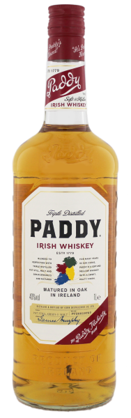Paddy Irish Whisky, 1 L, 40%