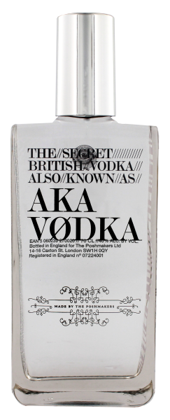 AKA The Secret British Vodka 0,7 Ltr 40%