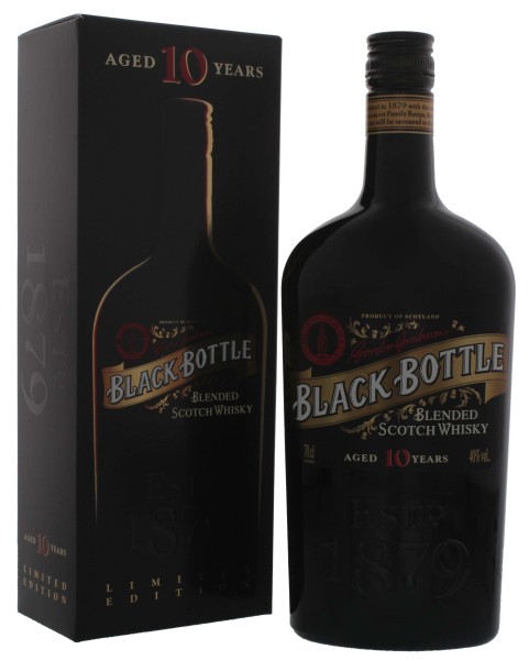 Black Bottle Blended Islay Scotch Whisky 10 Jahre, 0,7 L, 40%